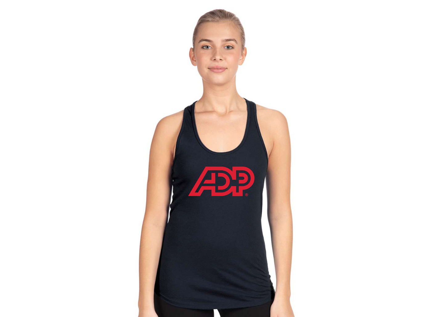 Women's ADP Logo Next Level Ideal Racerback Tank