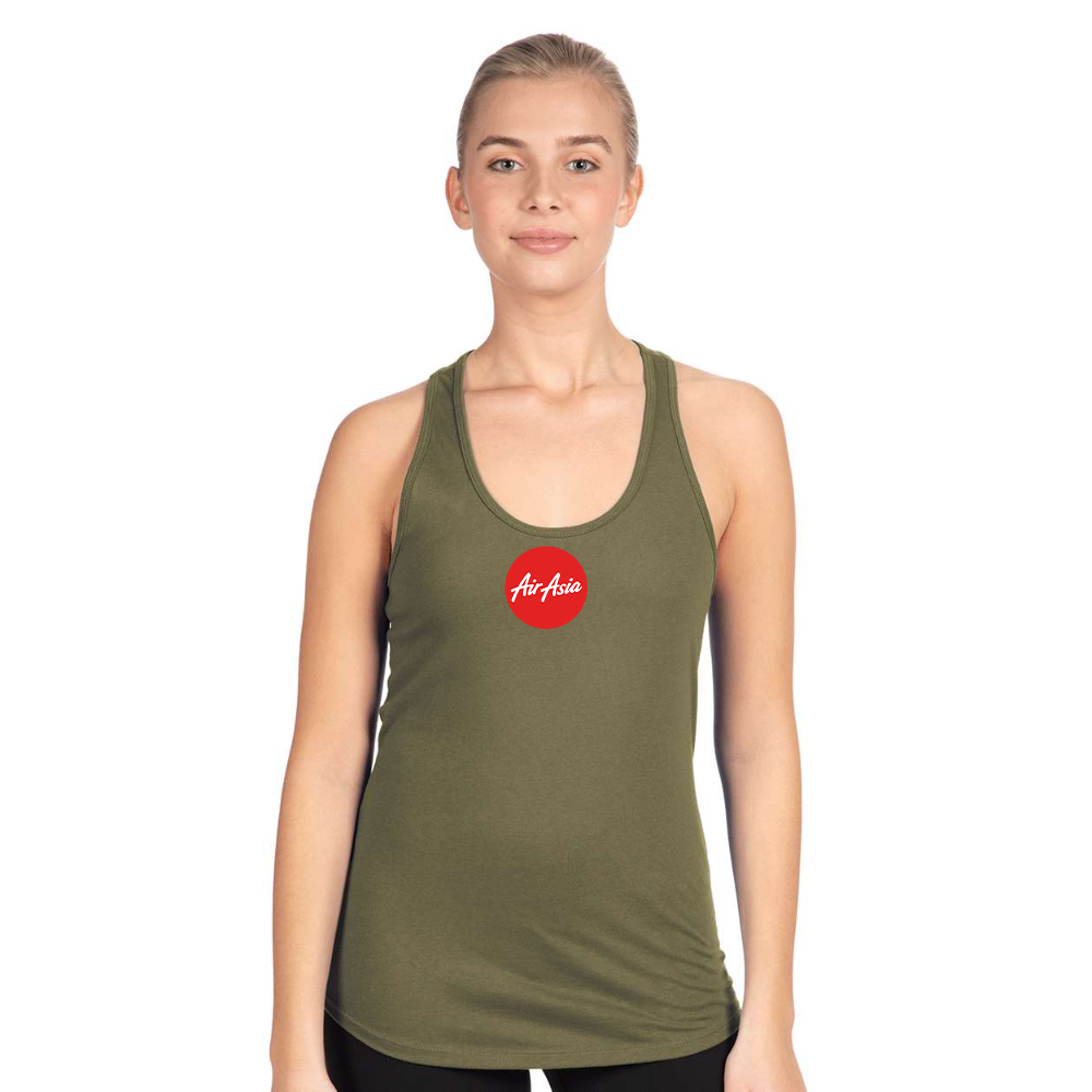 Women's Air Asia Logo Next Level Ideal Racerback Tank