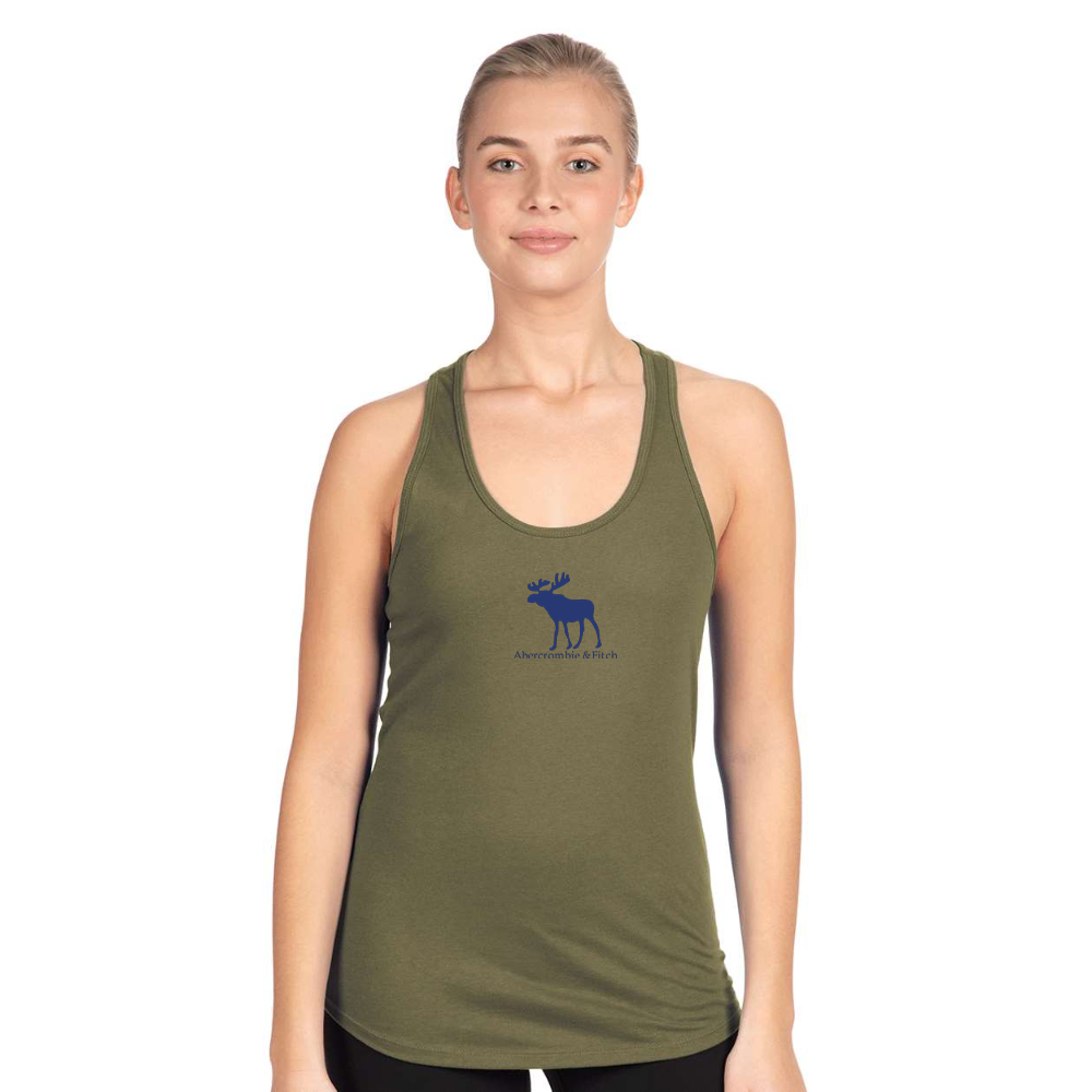 Women's Abercrombie & Fitch Moose Logo Next Level Ideal Racerback Tank