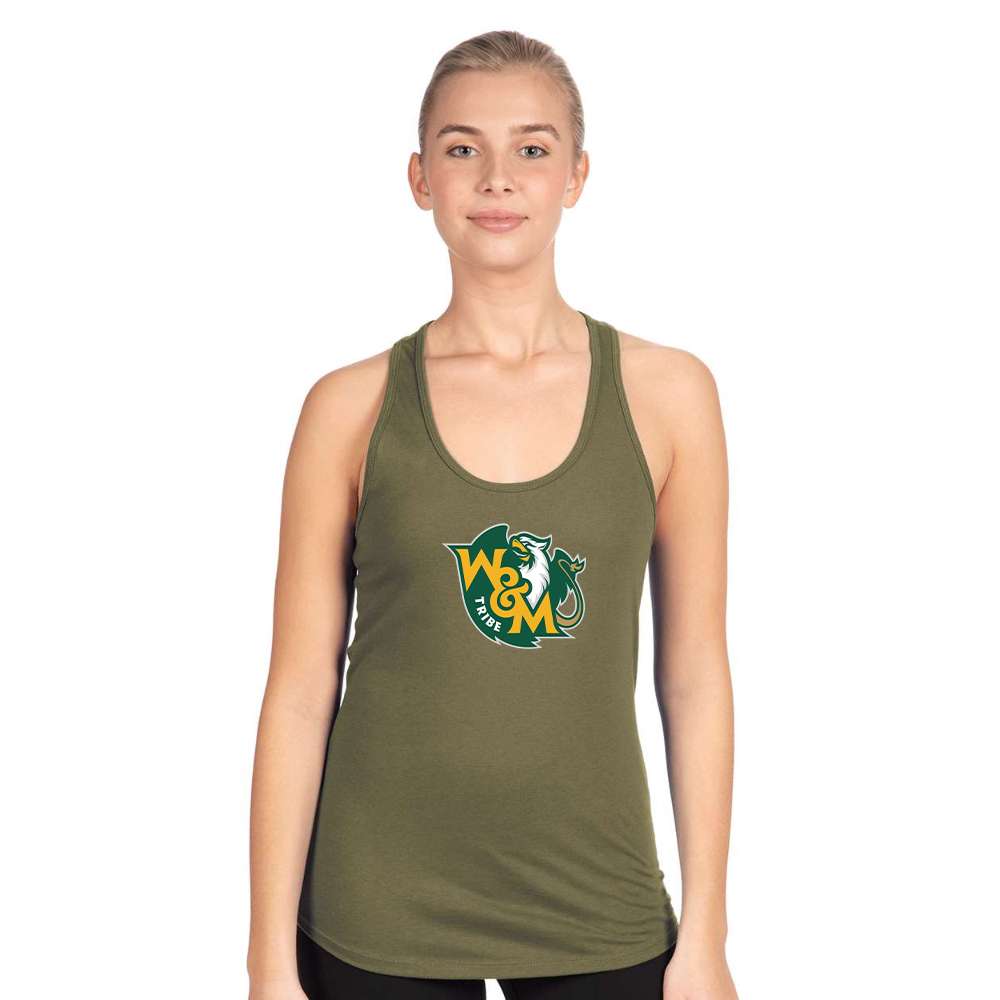 Women's William and Mary Tribe Next Level Ideal Racerback Tank