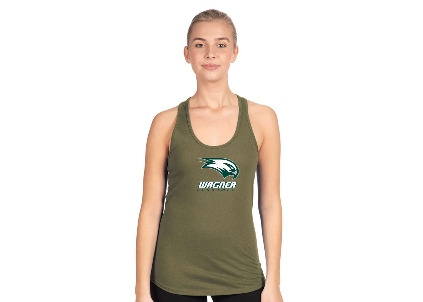 Women's Wagner Seahawks Next Level Ideal Racerback Tank