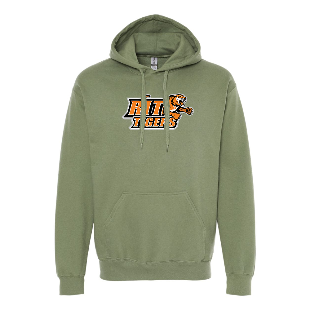 Men's RIT Tigers Logo Softstyle Midweight Hooded Sweatshirt