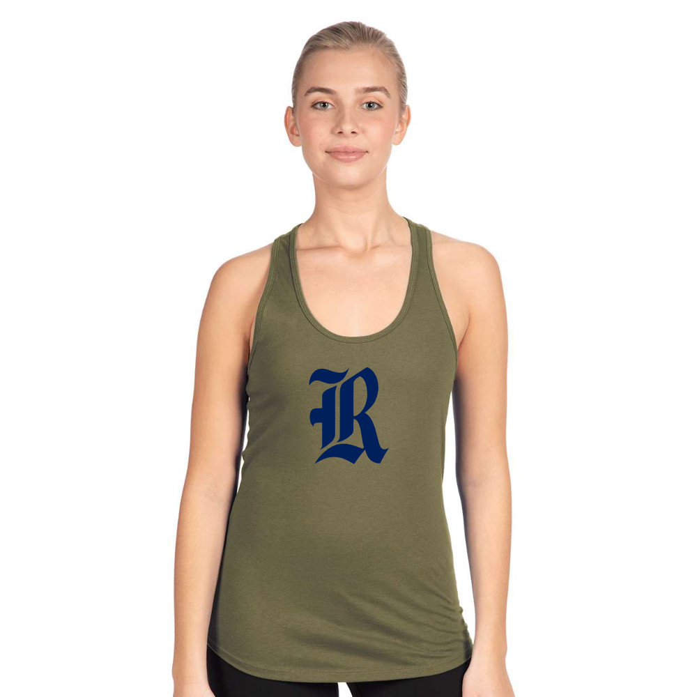 Women's Rice Owls Logo Next Level Ideal Racerback Tank