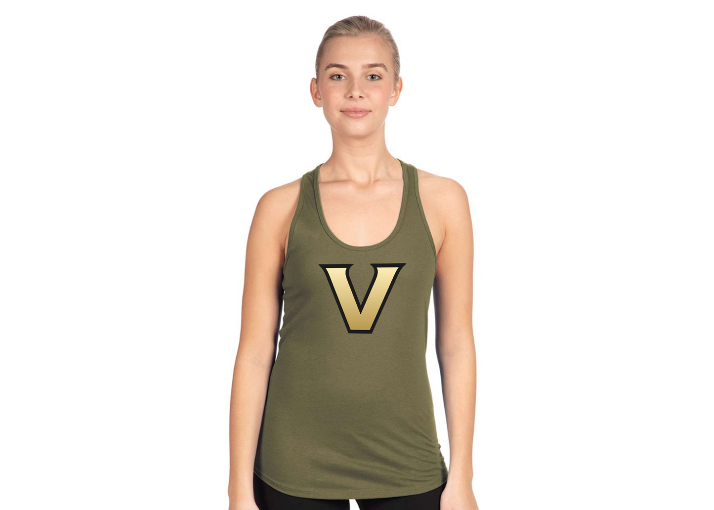 Women's Vanderbilt Commodores Next Level Ideal Racerback Tank