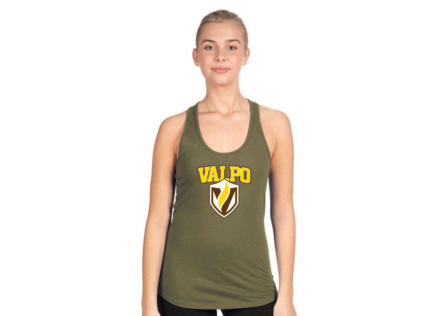 Women's Valparaiso Crusaders Next Level Ideal Racerback Tank