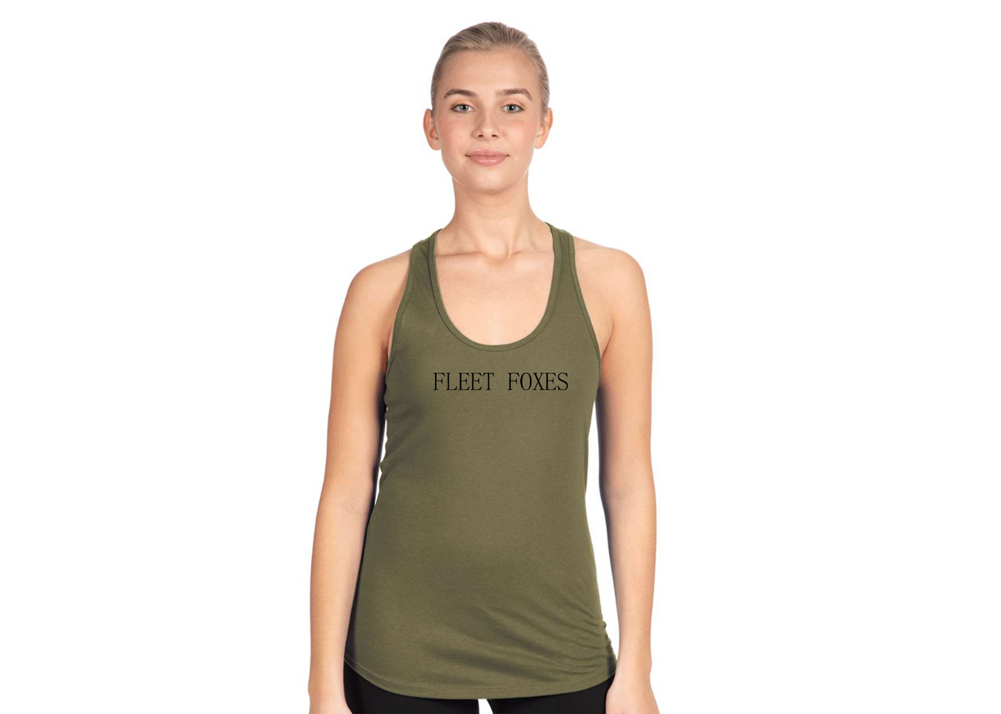 Women's Fleet Foxes Logo Next Level Ideal Racerback Tank
