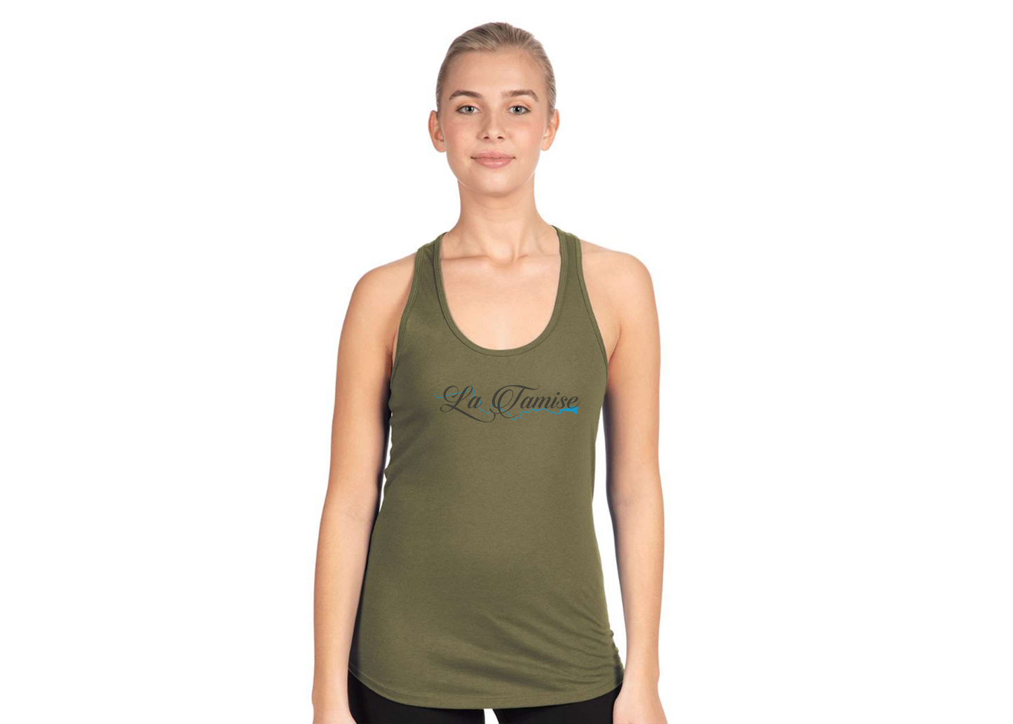 Women's La Tamise Logo Next Level Ideal Racerback Tank