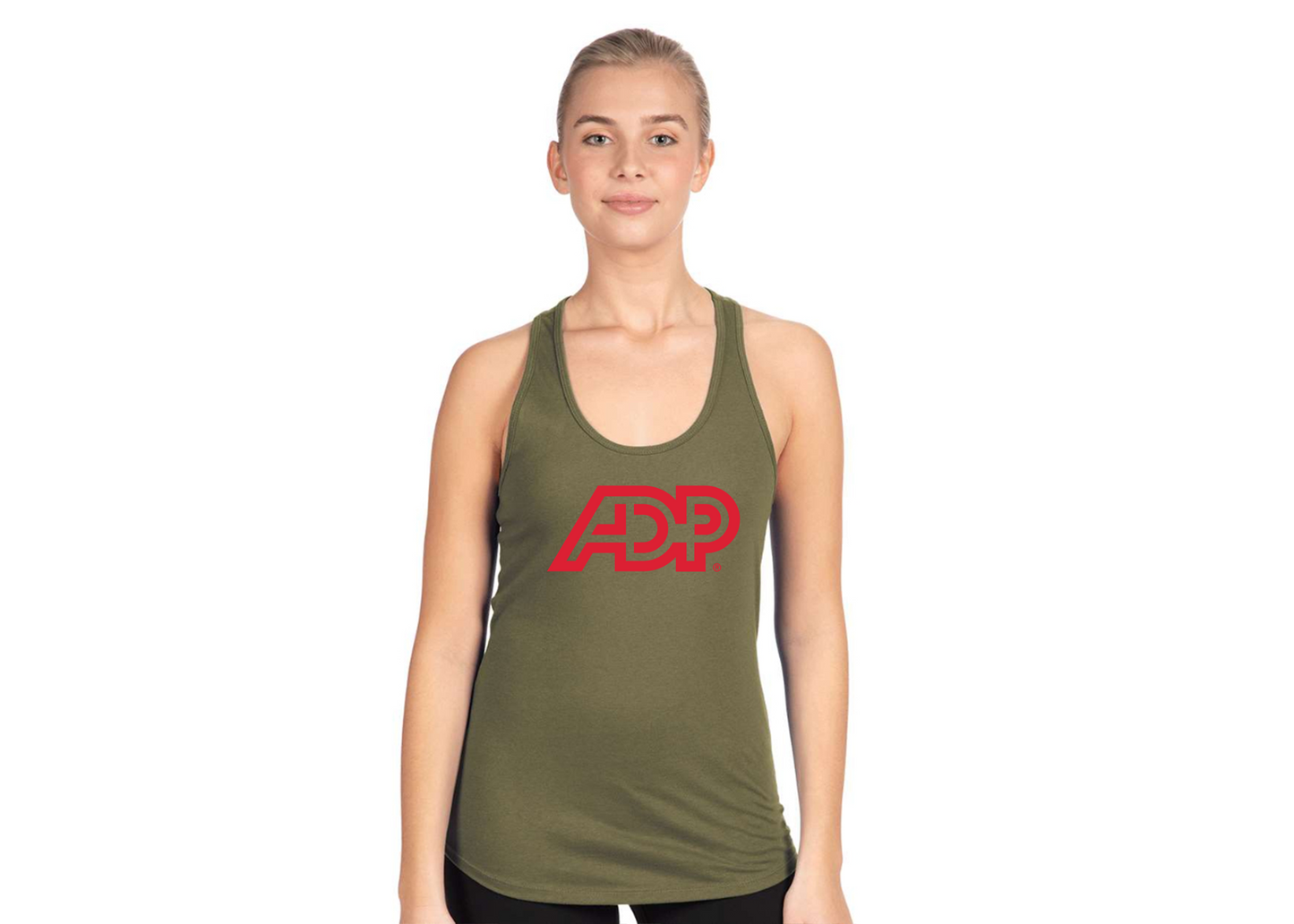 Women's ADP Logo Next Level Ideal Racerback Tank