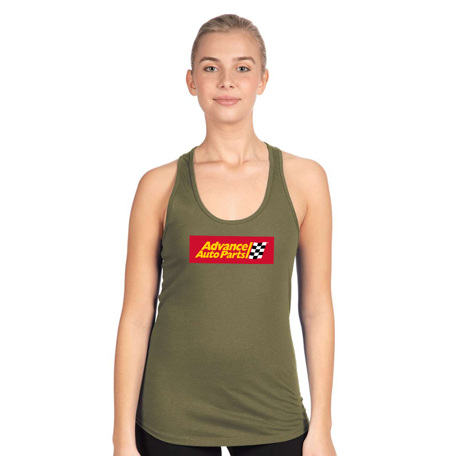 Women's Advance Auto Parts Logo Next Level Ideal Racerback Tank
