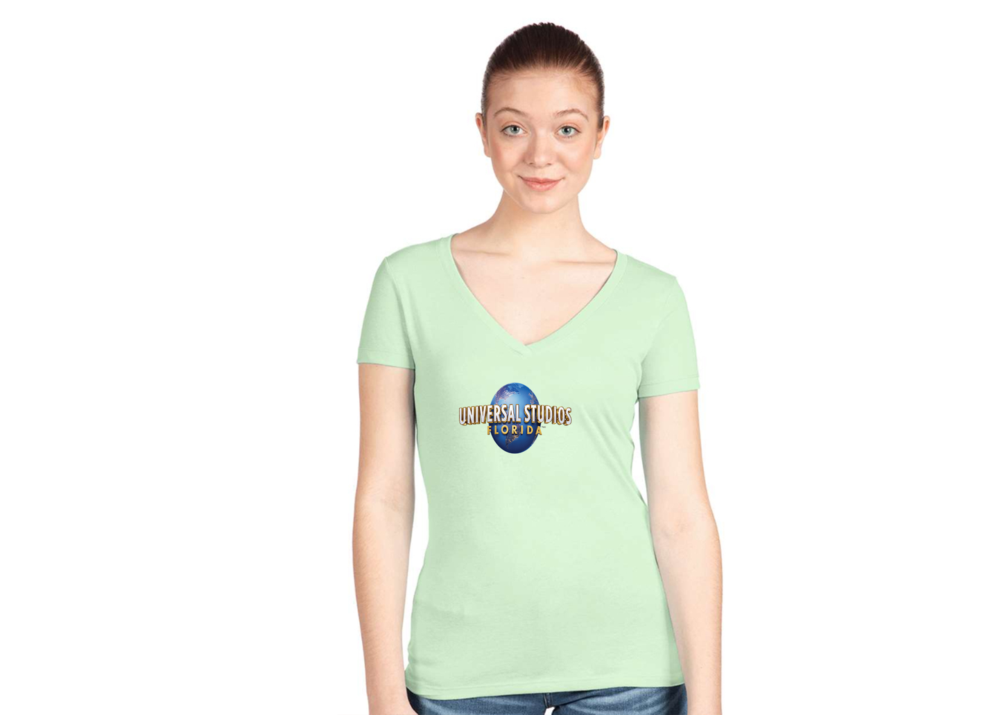 Women's Universal Studios Florida Next Level V-Neck T-Shirt