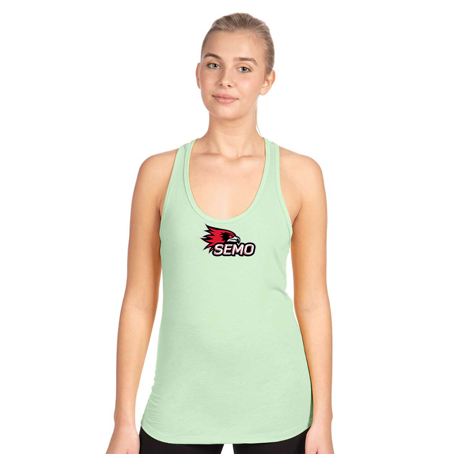 Women's SEMO Redhawks Logo Next Level Ideal Racerback Tank