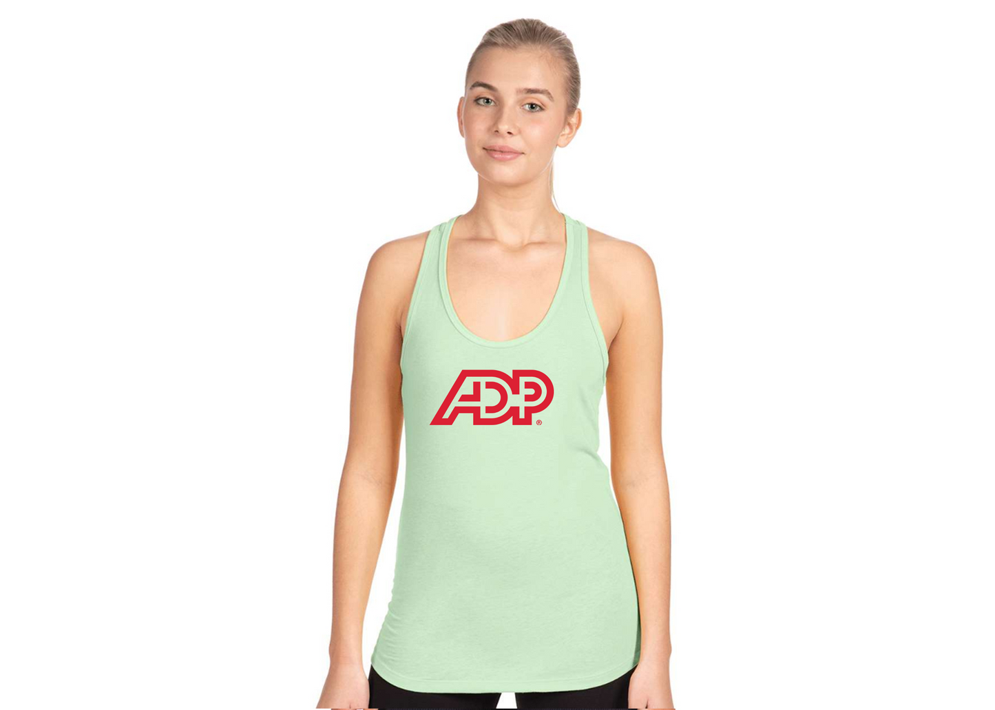 Women's ADP Logo Next Level Ideal Racerback Tank