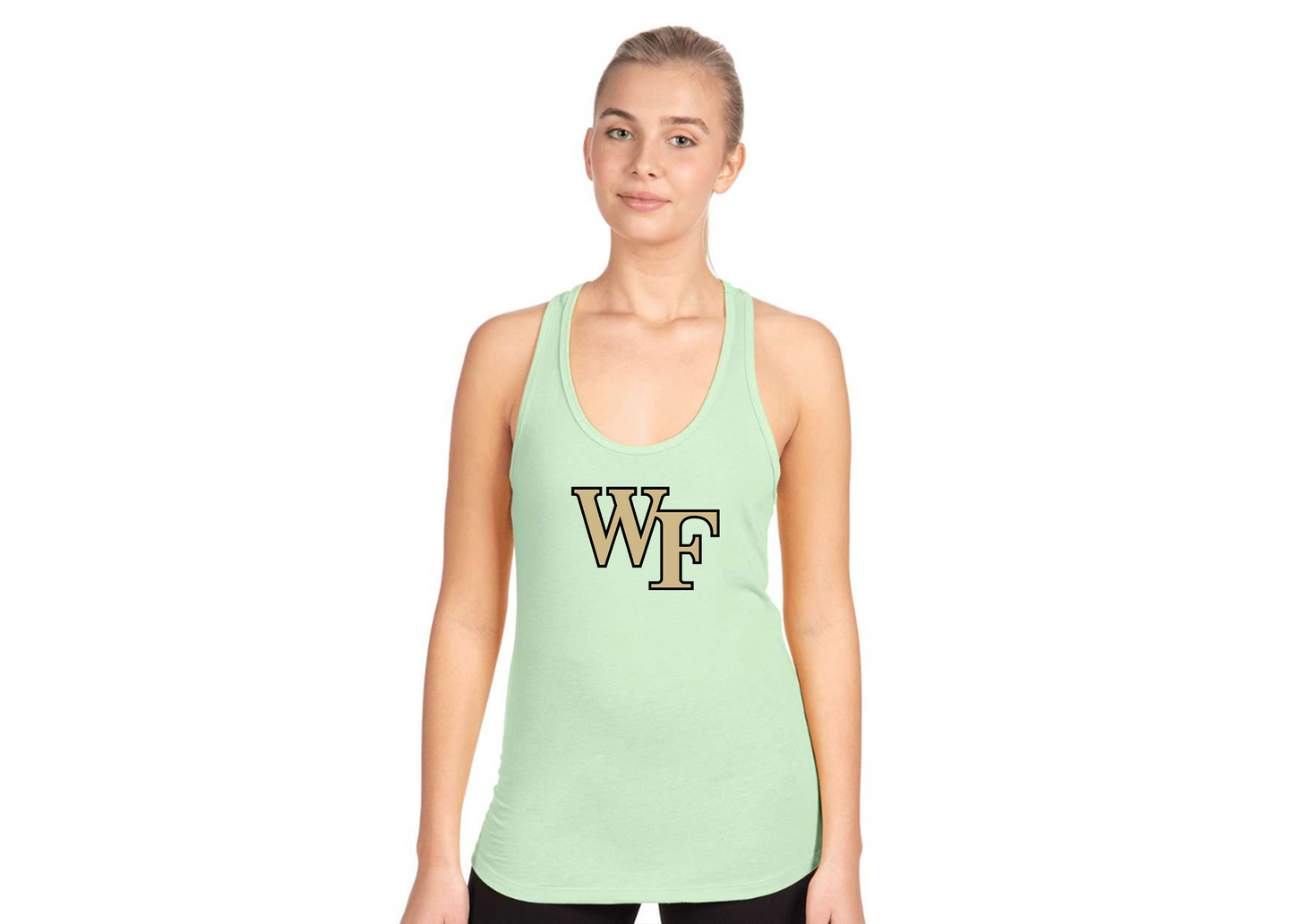 Women's Wake Forest Demon Deacons Next Level Ideal Racerback Tank