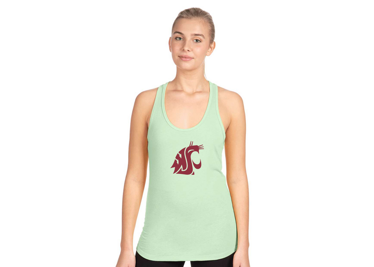 Women's Washington State Cougars Next Level Ideal Racerback Tank