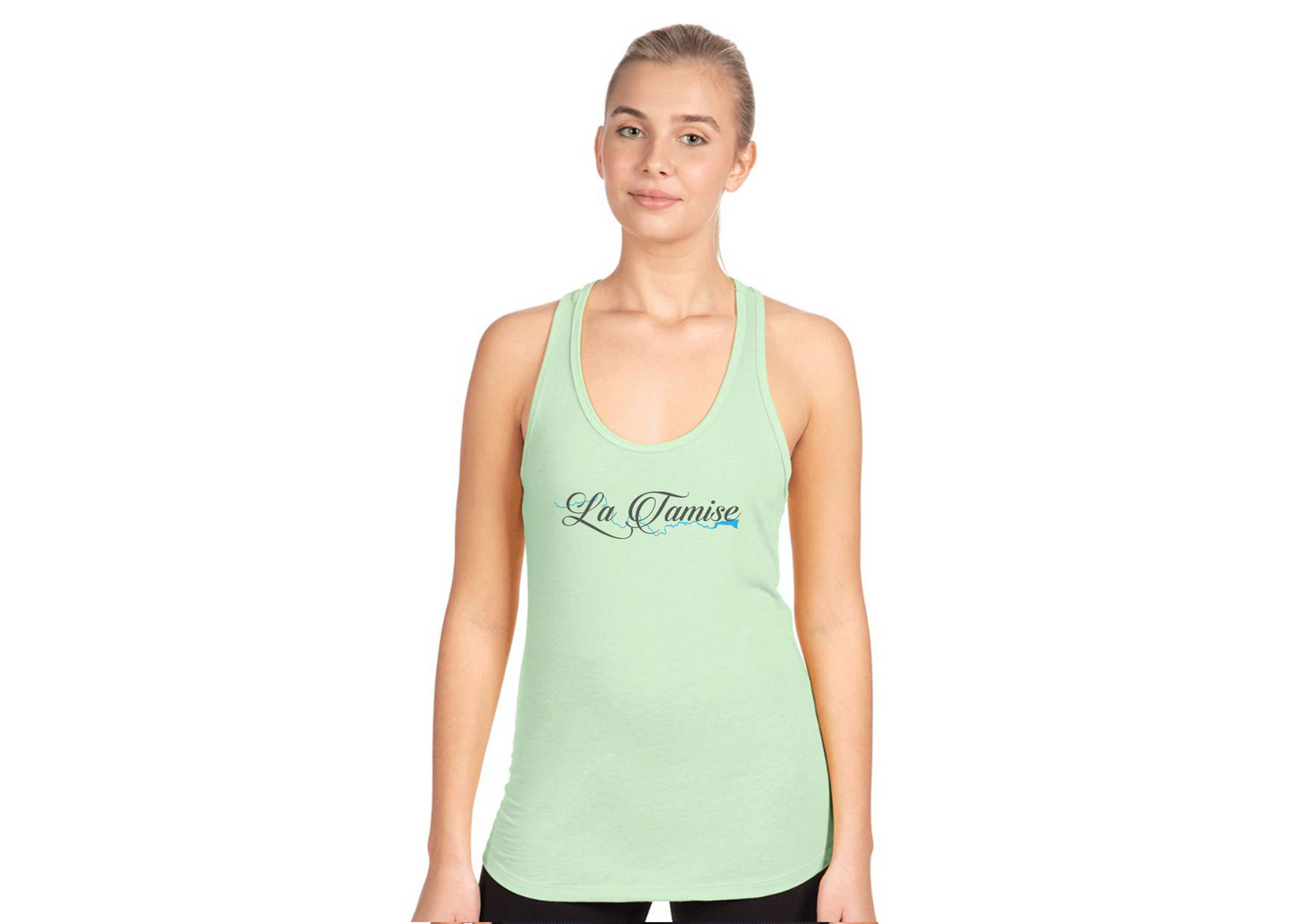 Women's La Tamise Logo Next Level Ideal Racerback Tank
