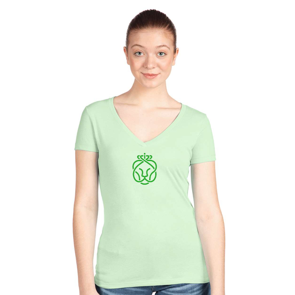 Women's Ahold Delhaize Symbol  Next Level V-Neck T-Shirt