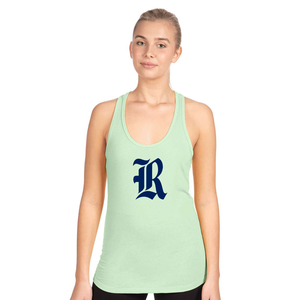 Women's Rice Owls Logo Next Level Ideal Racerback Tank