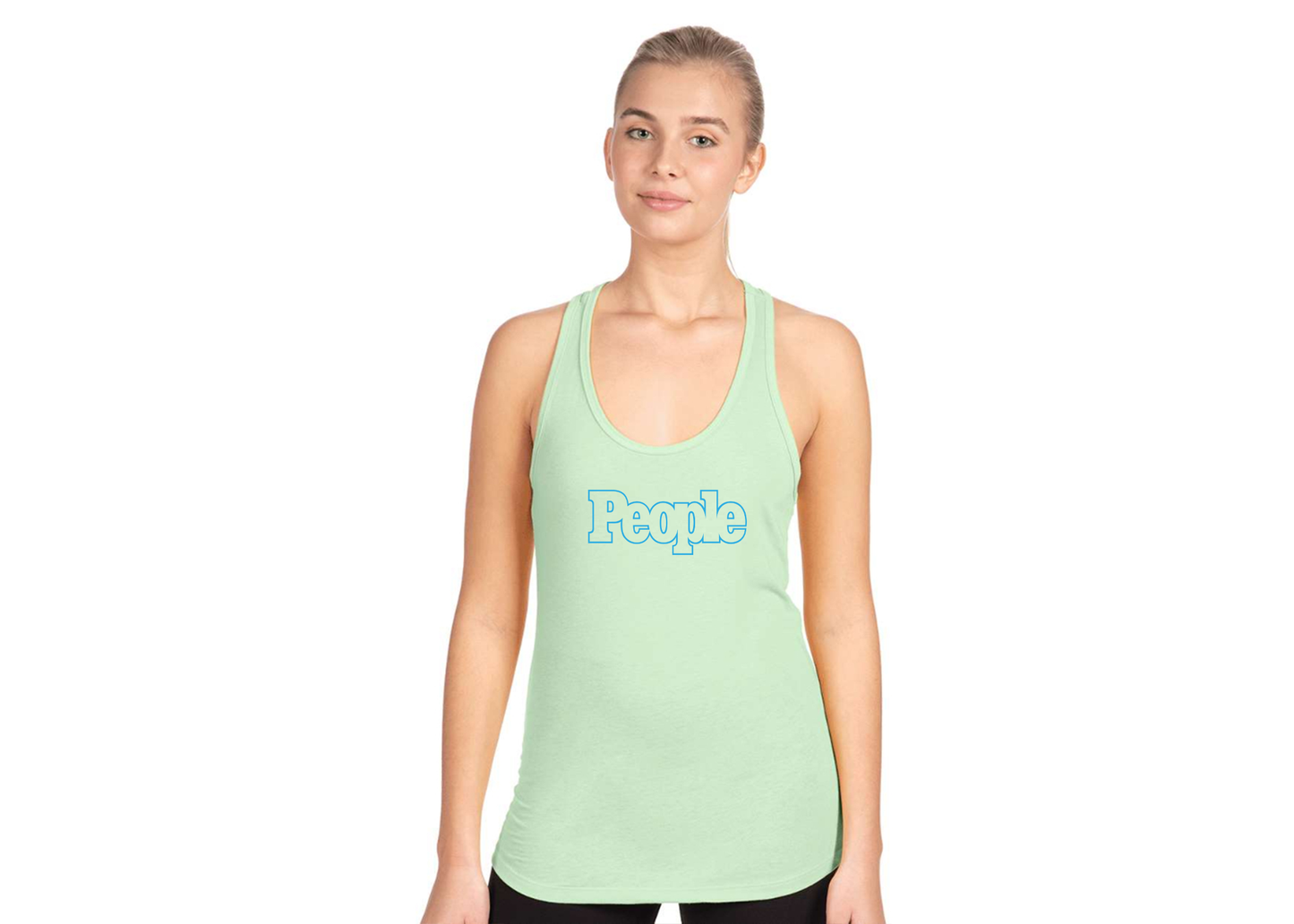 Women's People Magazine Logo Next Level Ideal Racerback Tank