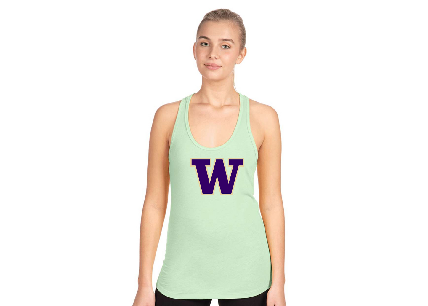 Women's Washington Huskies Next Level Ideal Racerback Tank