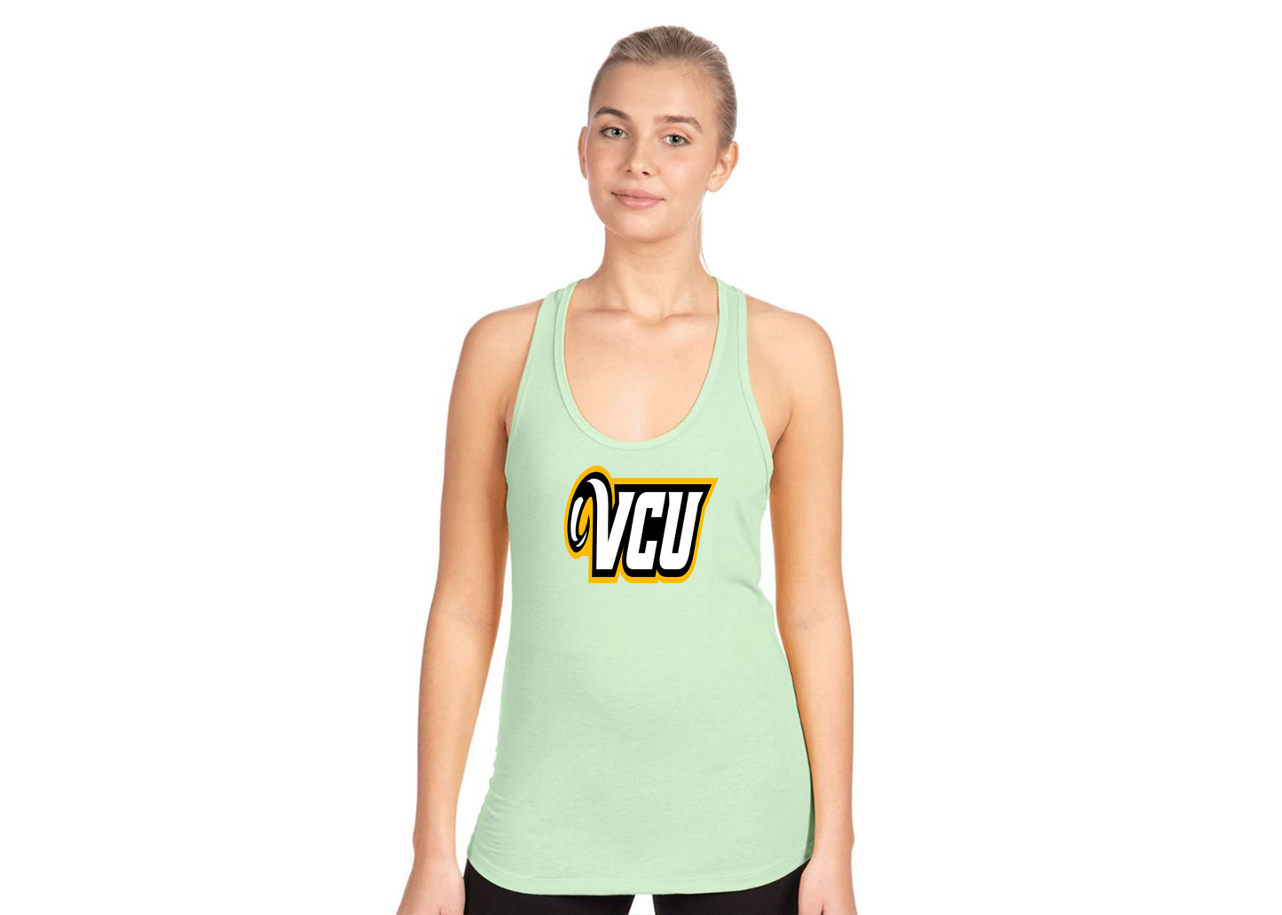 Women's Virginia Commonwealth Rams Next Level Ideal Racerback Tank