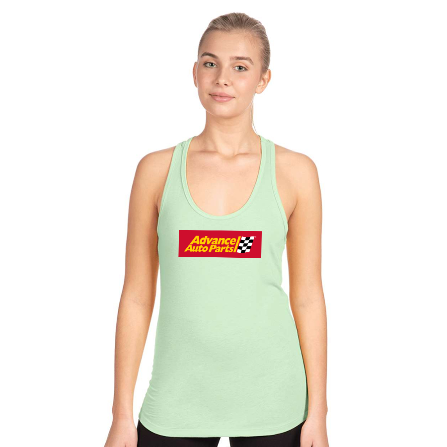 Women's Advance Auto Parts Logo Next Level Ideal Racerback Tank