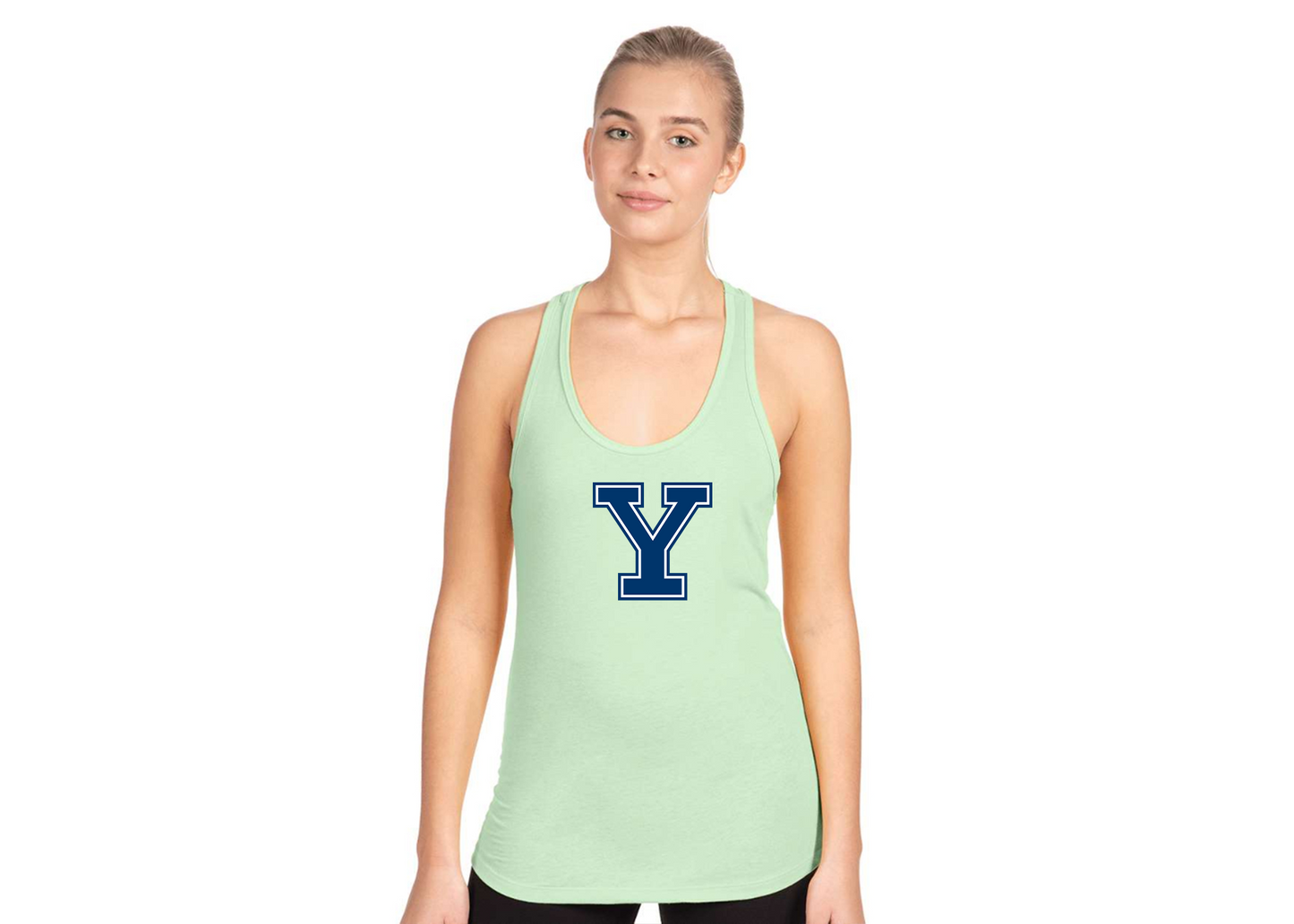 Women's Yale Bulldogs Next Level Ideal Racerback Tank