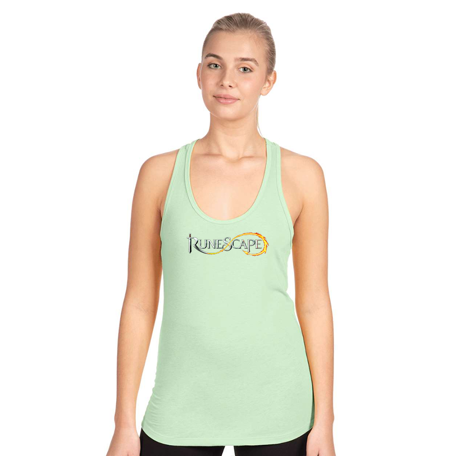 Women's Runescape Logo Next Level Ideal Racerback Tank