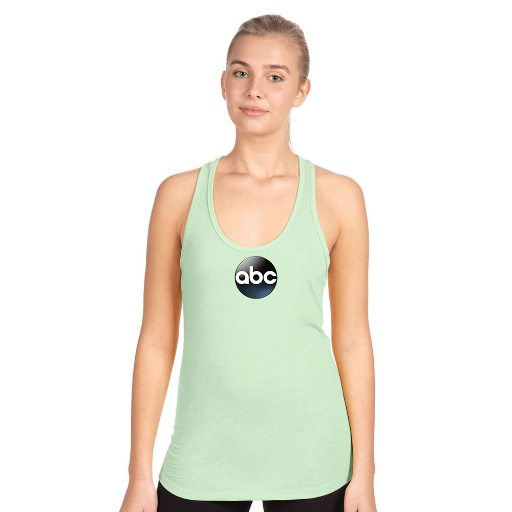 Women's Abc Logo Next Level Ideal Racerback Tank