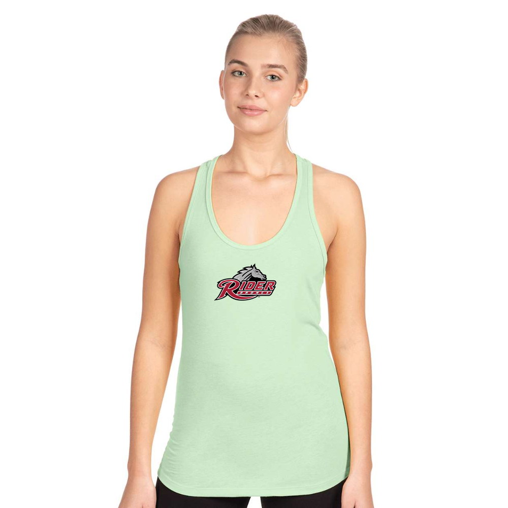 Women's Rider Broncs Logo Next Level Ideal Racerback Tank
