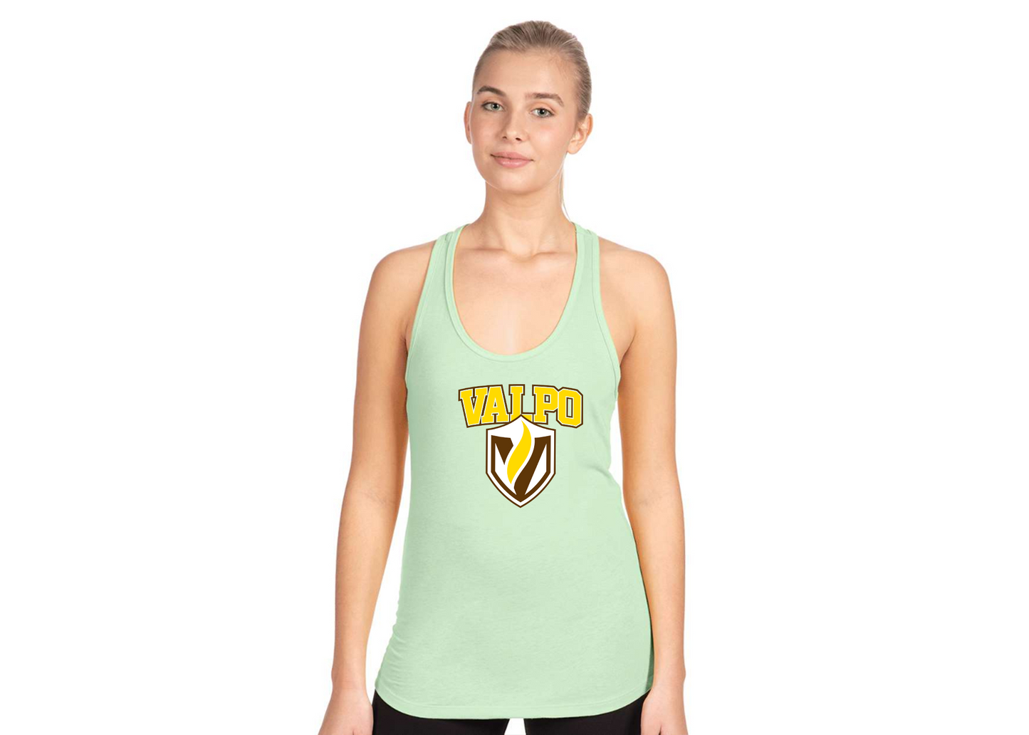 Women's Valparaiso Crusaders Next Level Ideal Racerback Tank