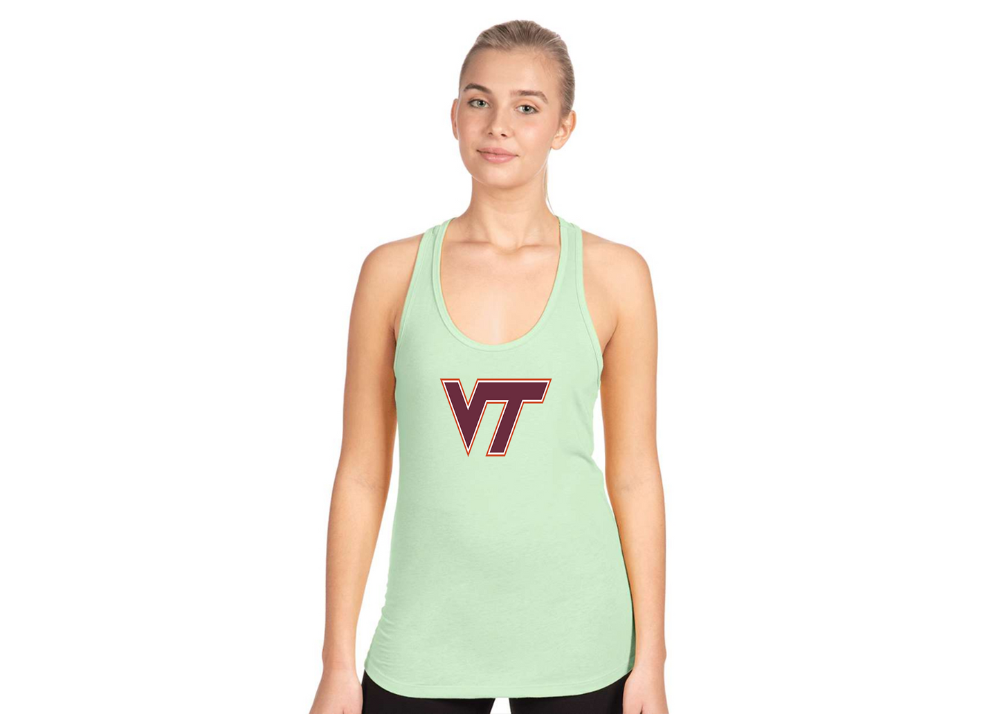 Women's Virginia Tech Hokies Next Level Ideal Racerback Tank