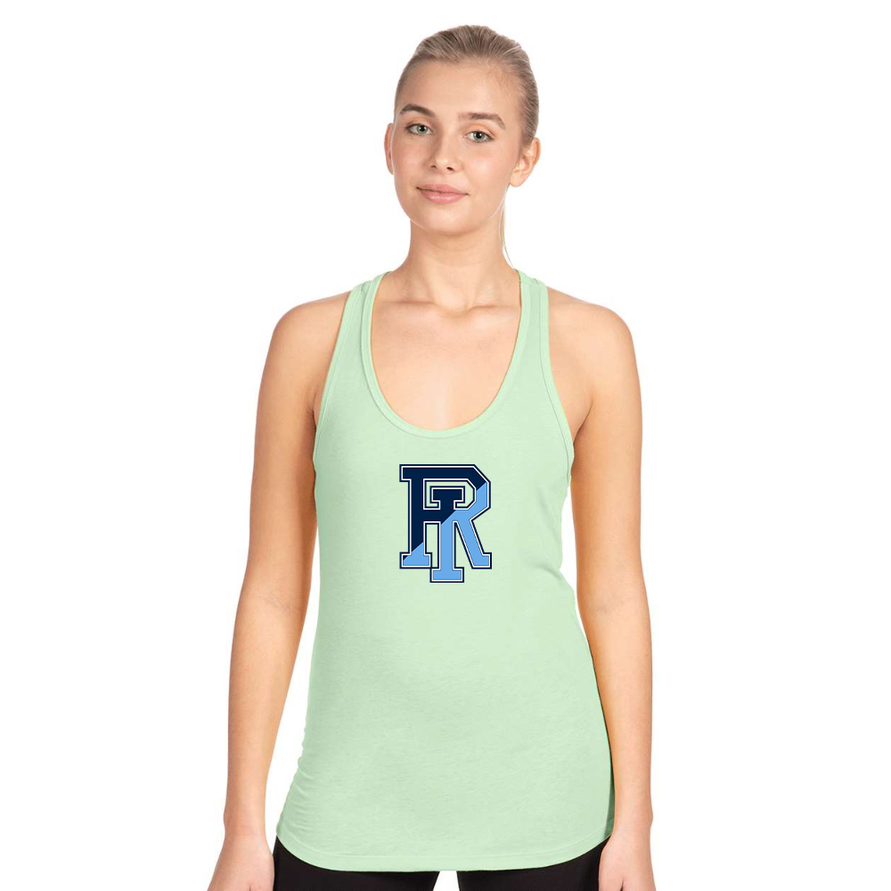 Women's Rhode Island Rams Logo Next Level Ideal Racerback Tank
