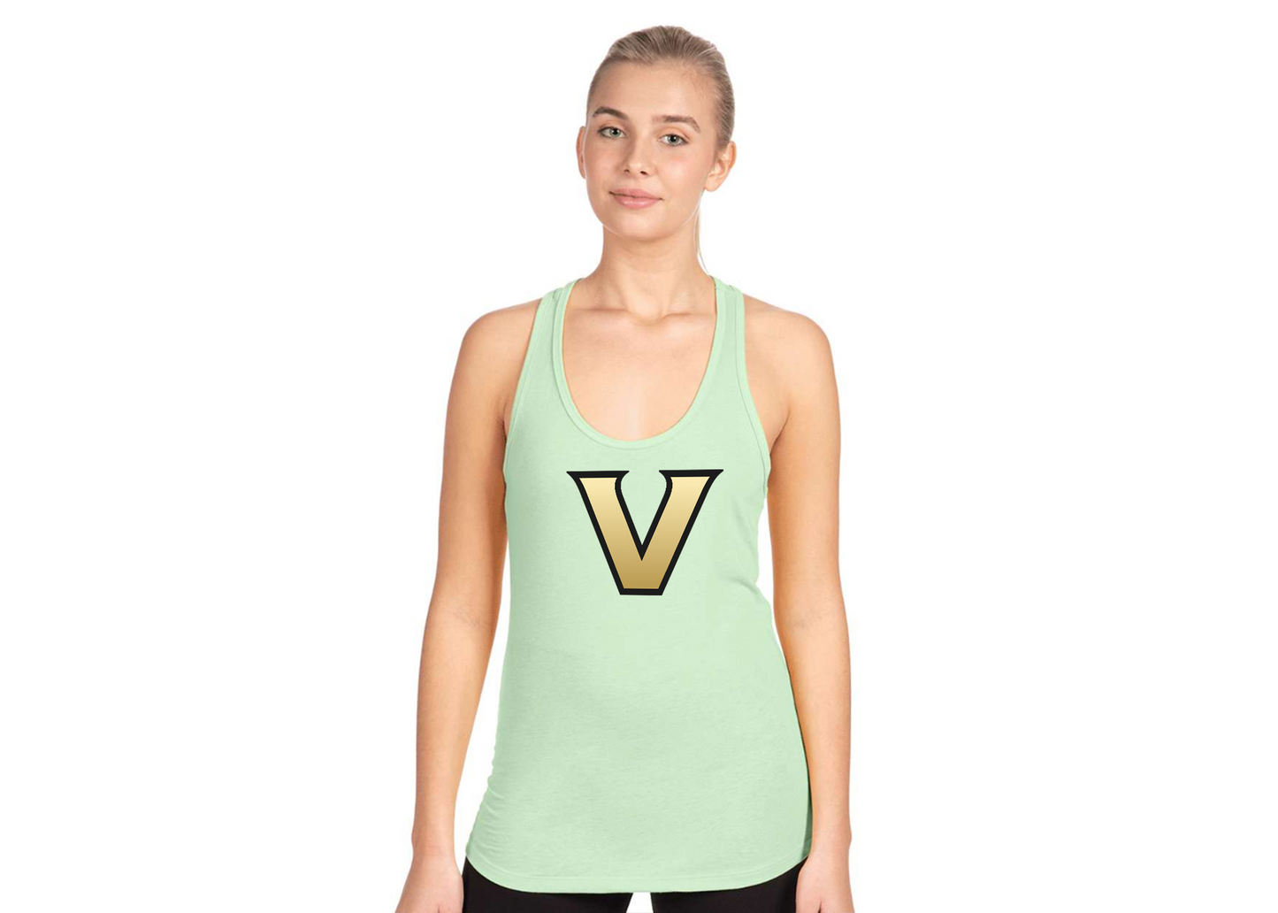 Women's Vanderbilt Commodores Next Level Ideal Racerback Tank