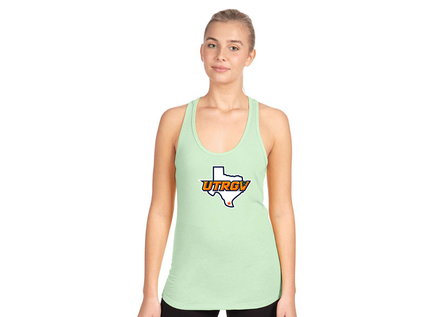 Women's UTRGV Vaqueros Next Level Ideal Racerback Tank