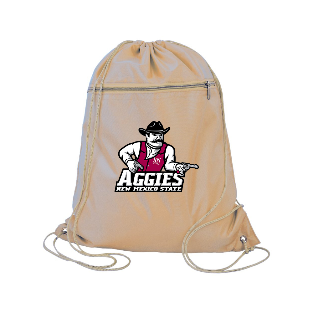 Aggies New Mexico State Logo Q-Tees - Polyester Cinchpack