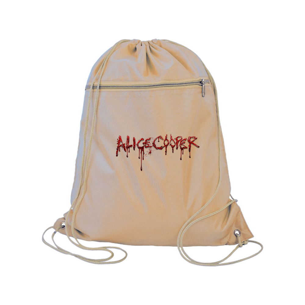 Alice Cooper Logo Q-Tees - Polyester Cinchpack