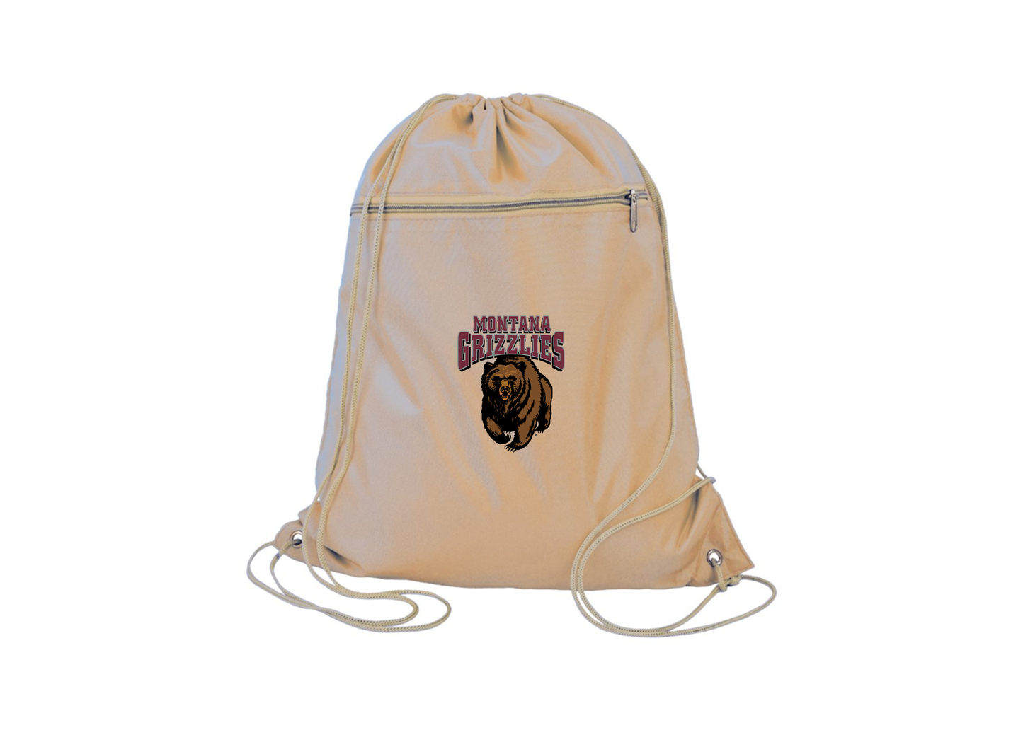 Montana Grizzliesl Q-Tees - Polyester Cinchpack