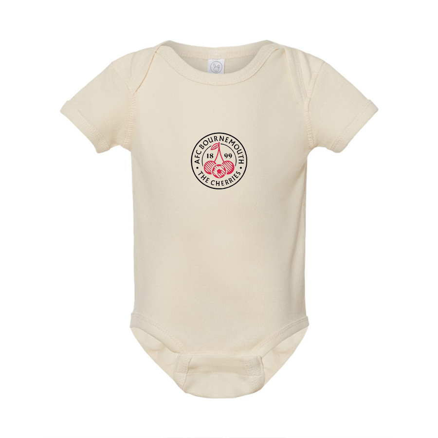 AFC Bournemouth Soccer Logo Rabbit Skins Infant Baby Rib Bodysuit