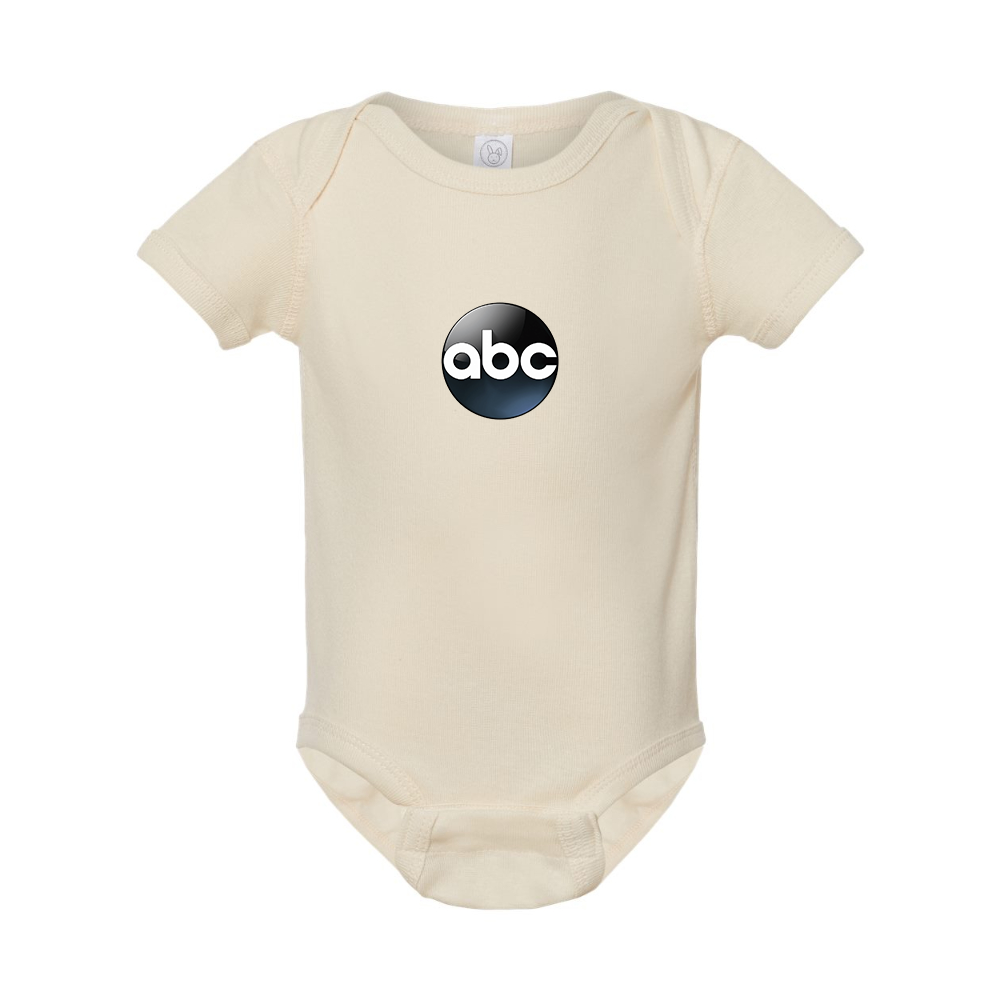 Abc Logo  Rabbit Skins Infant Baby Rib Bodysuit