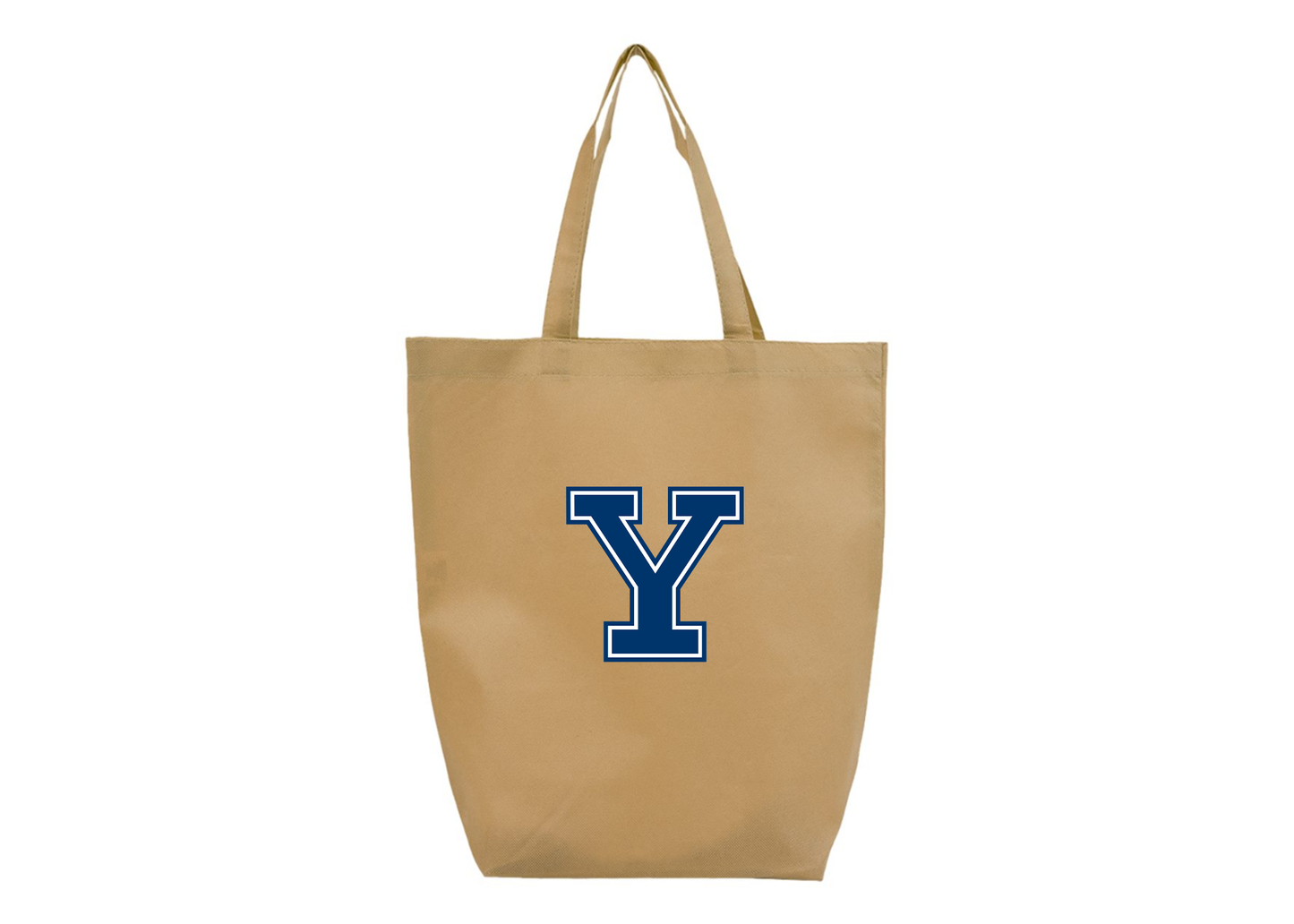 Yale Bulldogs Q-Tees Non-Woven Gusset Bottom Tote