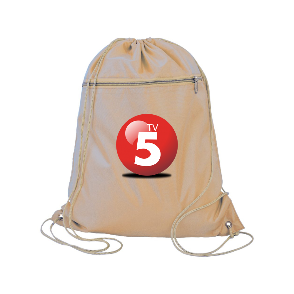 ABC TV5 Logo Q-Tees - Polyester Cinchpack