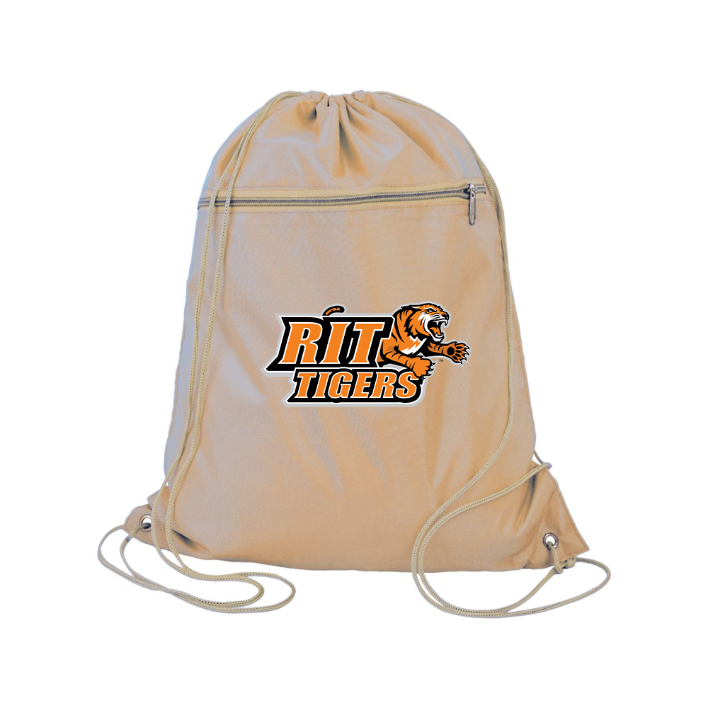 RIT Tigers Logo Q-Tees - Polyester Cinchpack