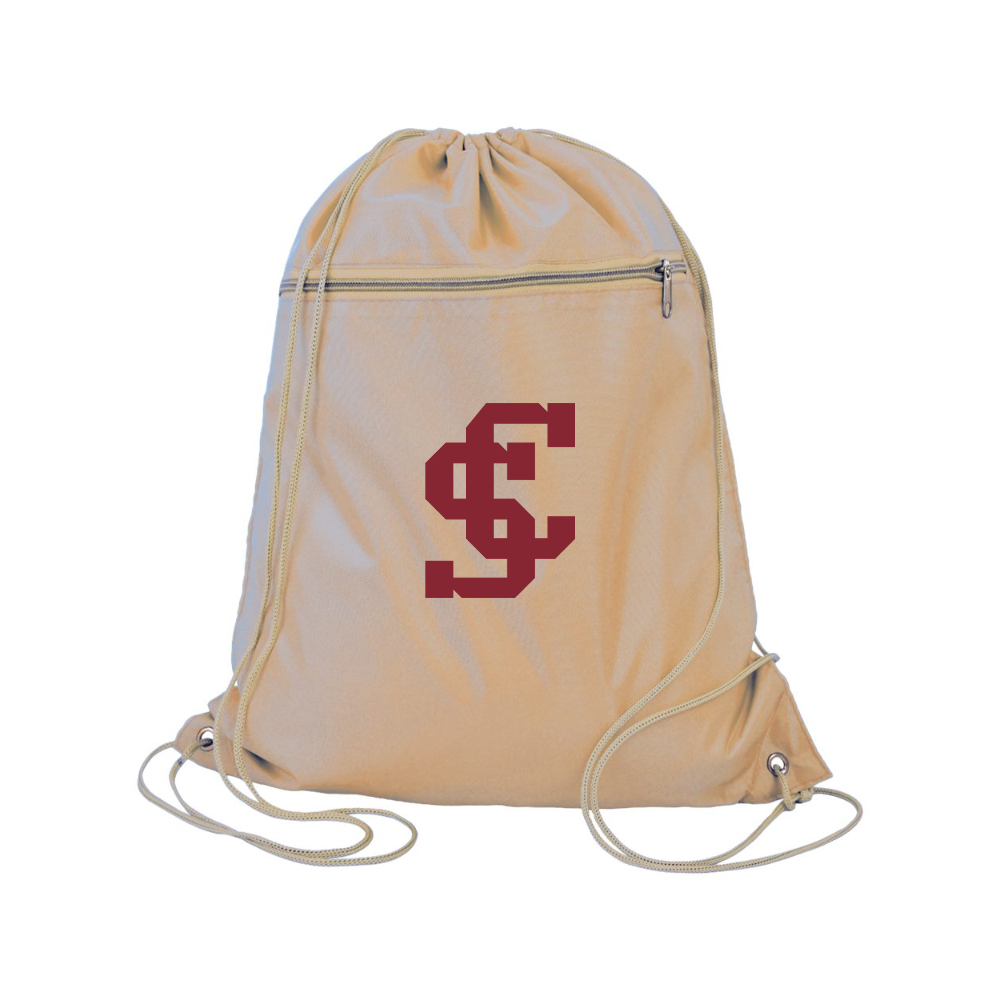 Santa Clara Broncos Logo Q-Tees - Polyester Cinchpack