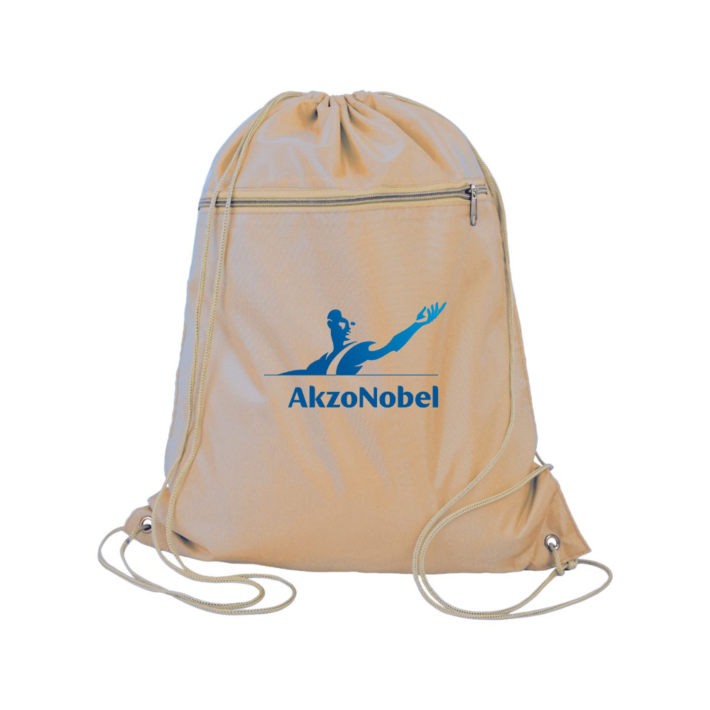 AkzoNobel Logo Q-Tees - Polyester Cinchpack