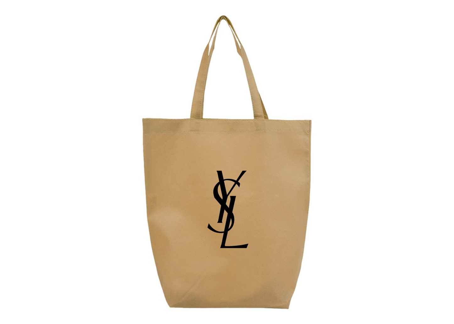YSL Q-Tees Non-Woven Gusset Bottom Tote
