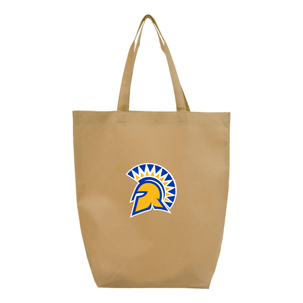 San Jose State Spartans Logo Q-Tees Non-Woven Gusset Bottom Tote