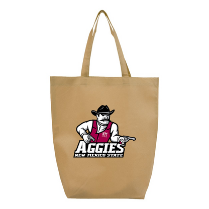 Aggies New Mexico State Logo Q-Tees Non-Woven Gusset Bottom Tote