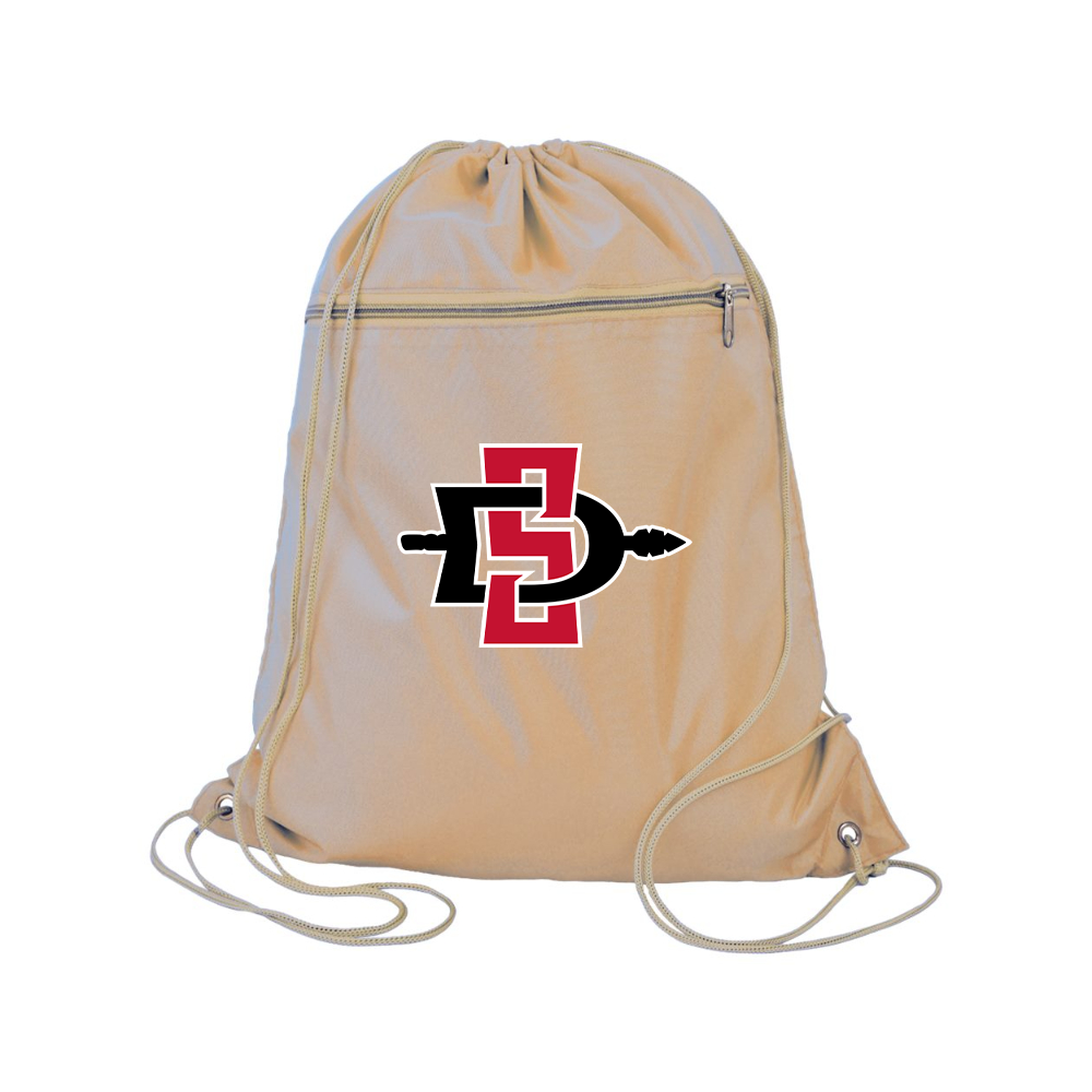 San Diego State Aztecs Logo Q-Tees - Polyester Cinchpack