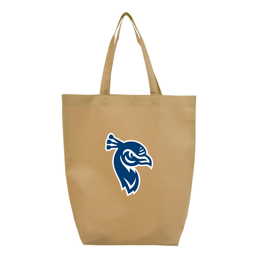 Saint Peters Peacocks Logo Q-Tees Non-Woven Gusset Bottom Tote