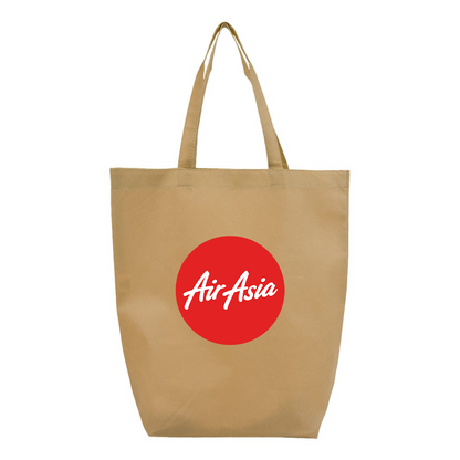 Air Asia Logo Q-Tees Non-Woven Gusset Bottom Tote
